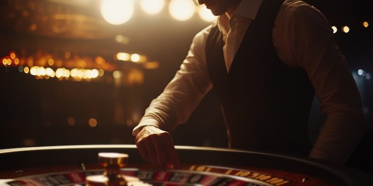 Roulette langsung dengan roda fisik dan dealer