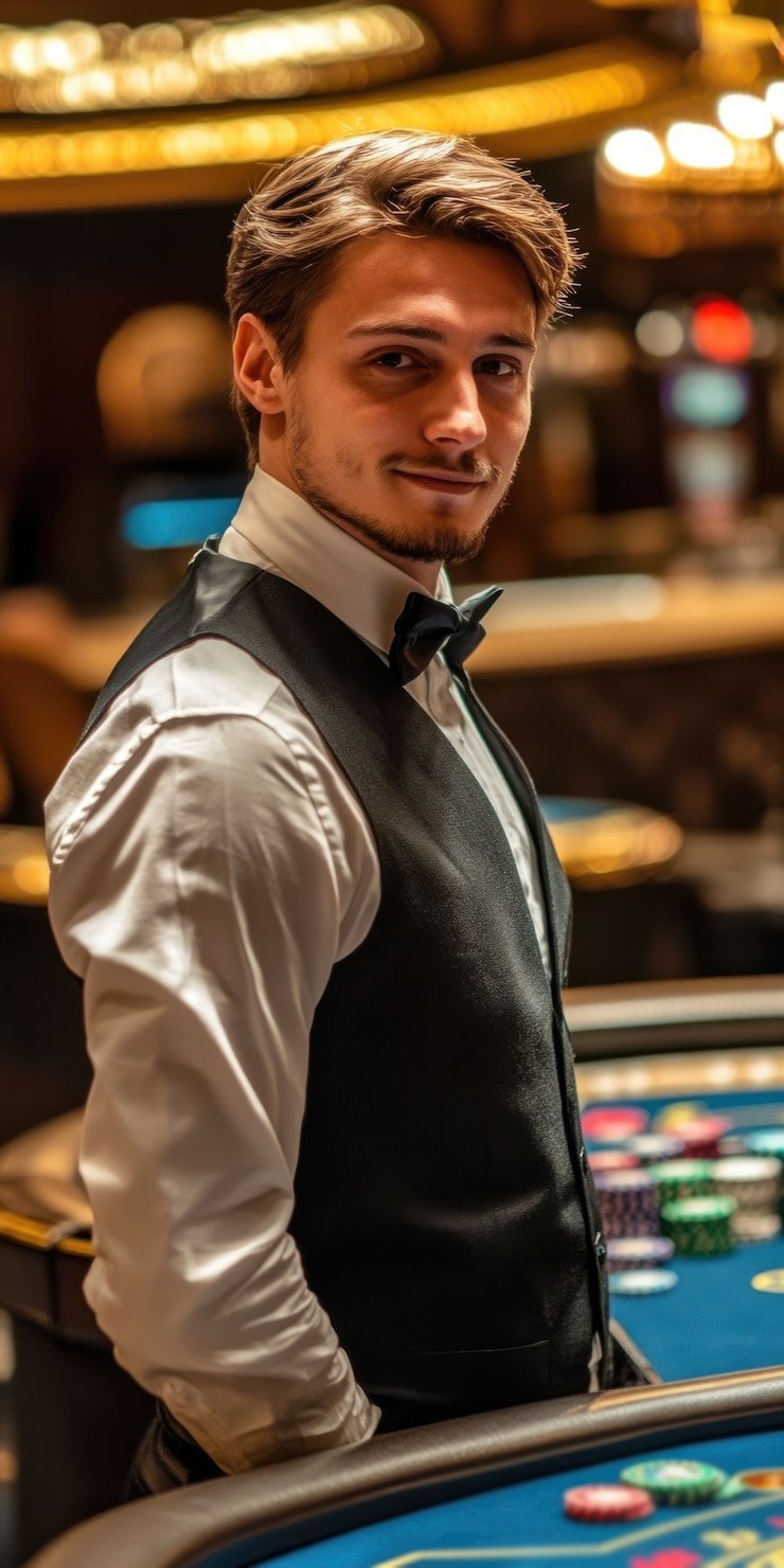 Layar hasil permainan baccarat